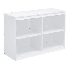 Bellemave® Low Loft Bed with Retractable Writing Desk and 4 Drawers,Lateral Portable Desk and Shelves - Bellemave