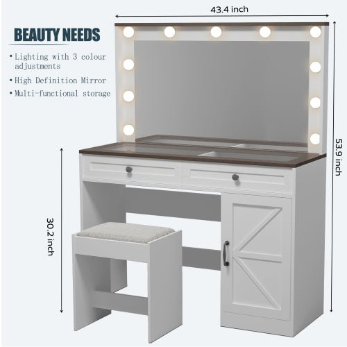 Bellemave® Makeup Vanity Desk - Bellemave
