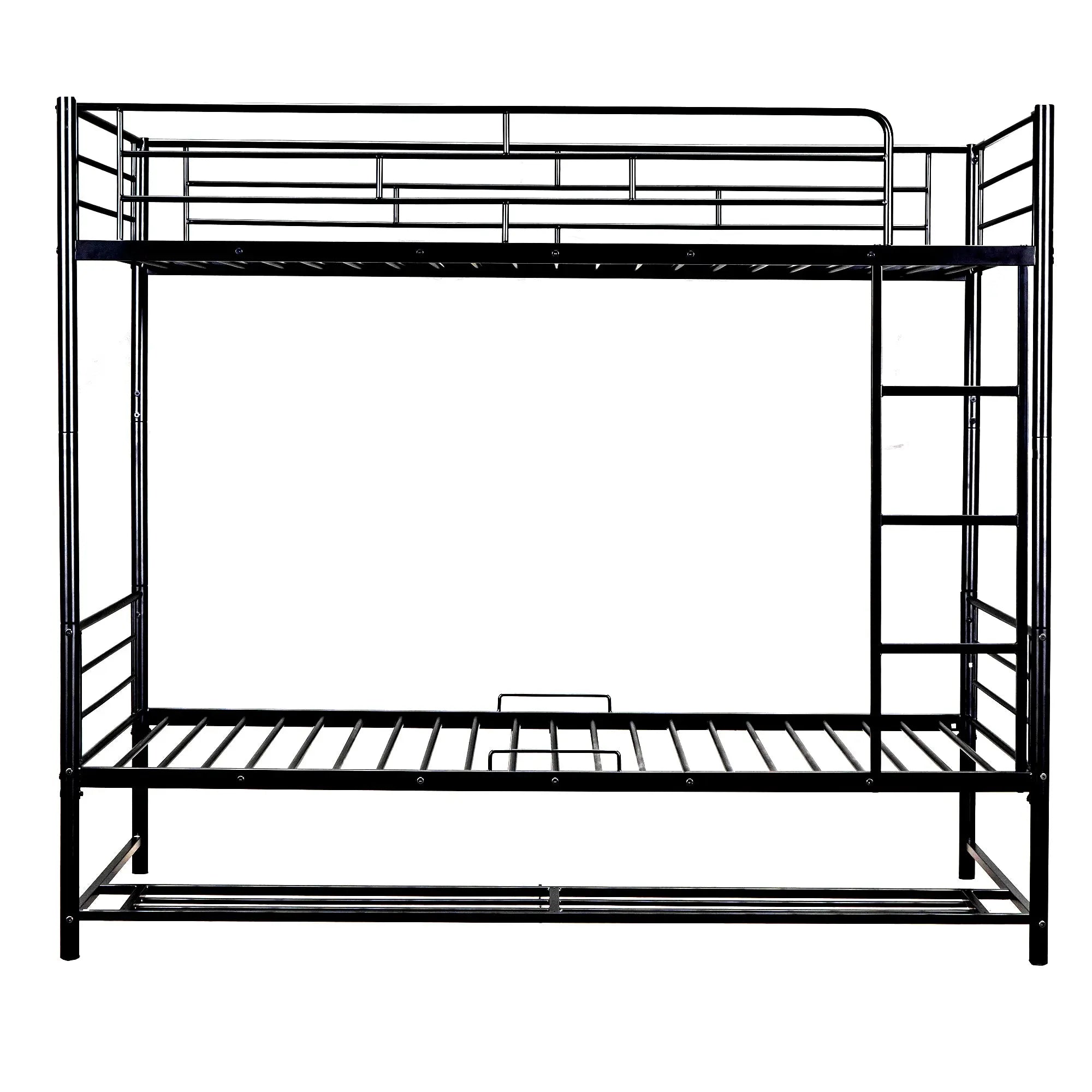 Bellemave® Metal Bunk Bed with Shelf and Guardrails - Bellemave