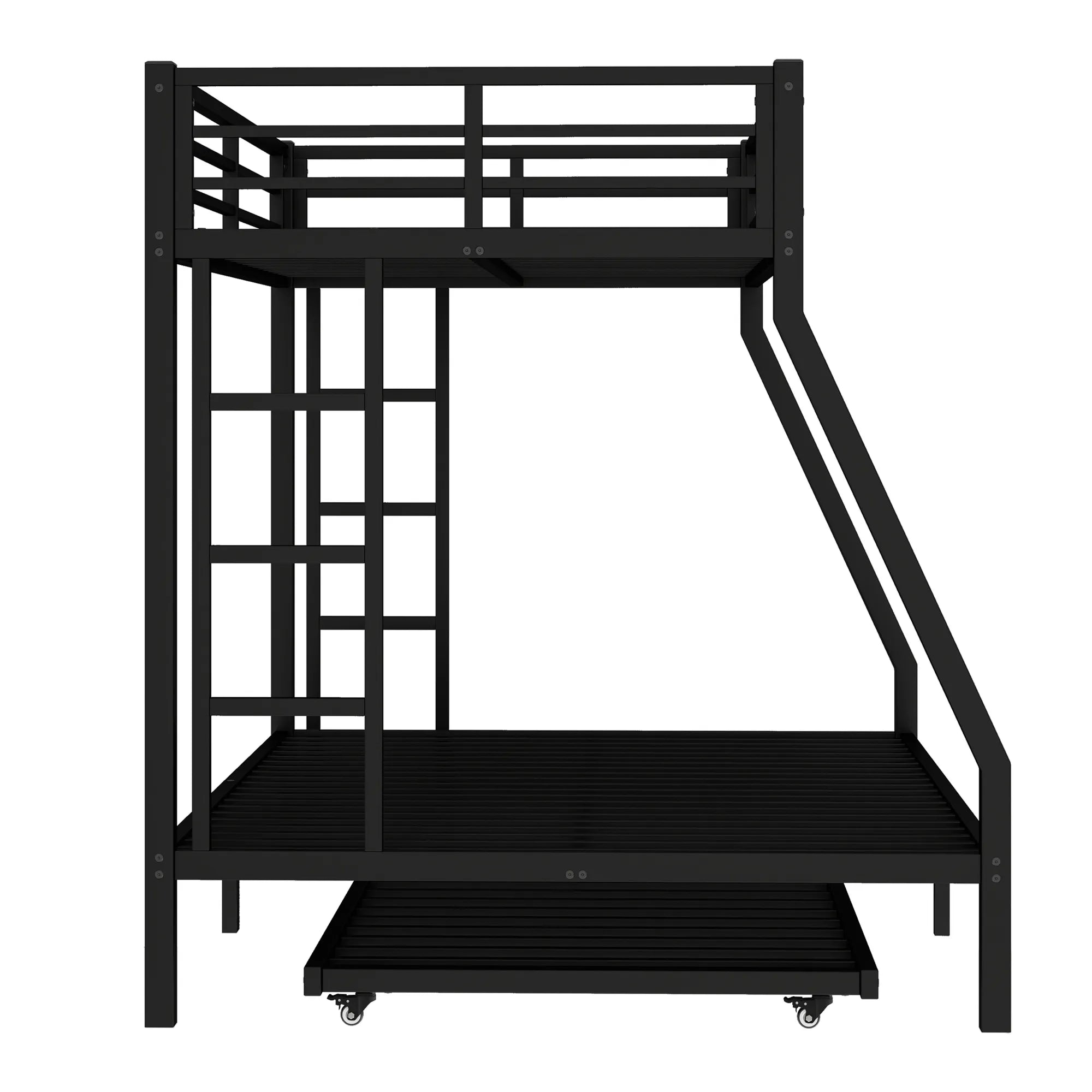Bellemave® Metal Bunk Bed with Twin Size Trundle - Bellemave
