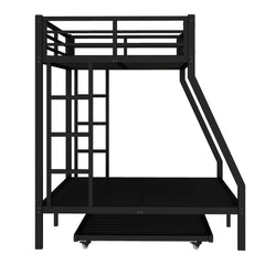 Bellemave® Metal Bunk Bed with Twin Size Trundle - Bellemave