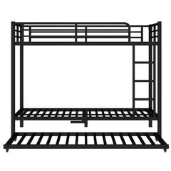 Bellemave® Metal Bunk Bed with Twin Size Trundle - Bellemave