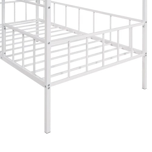 Bellemave® Metal House Bed with Ladder - Bellemave