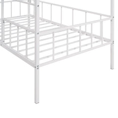 Bellemave® Metal House Bed with Ladder - Bellemave