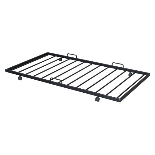 Bellemave® Metal House Bed with Twin Size Trundle Bed - Bellemave