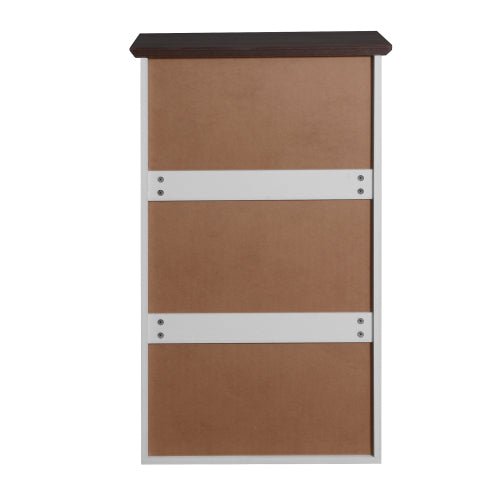 Bellemave® Mid Century Modern Dresser with 5 Drawers and Wood Color Top - Bellemave