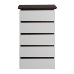 Bellemave® Mid Century Modern Dresser with 5 Drawers and Wood Color Top - Bellemave