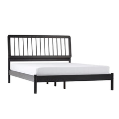 Bellemave® Mid - Century Modern Solid Wood Spindle Bed - Bellemave