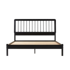 Bellemave® Mid - Century Modern Solid Wood Spindle Bed - Bellemave