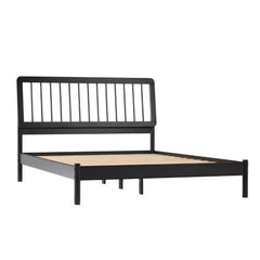 Bellemave® Mid - Century Modern Solid Wood Spindle Bed - Bellemave