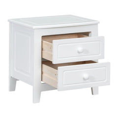 Bellemave® Mid Century Retro Bedside Table with 2 Drawers - Bellemave