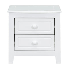 Bellemave® Mid Century Retro Bedside Table with 2 Drawers - Bellemave