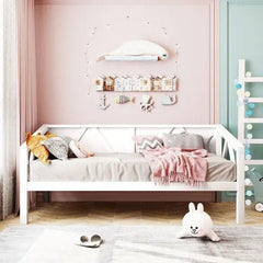 Bellemave® Minimalism Style Wood Daybed with Support - Bellemave