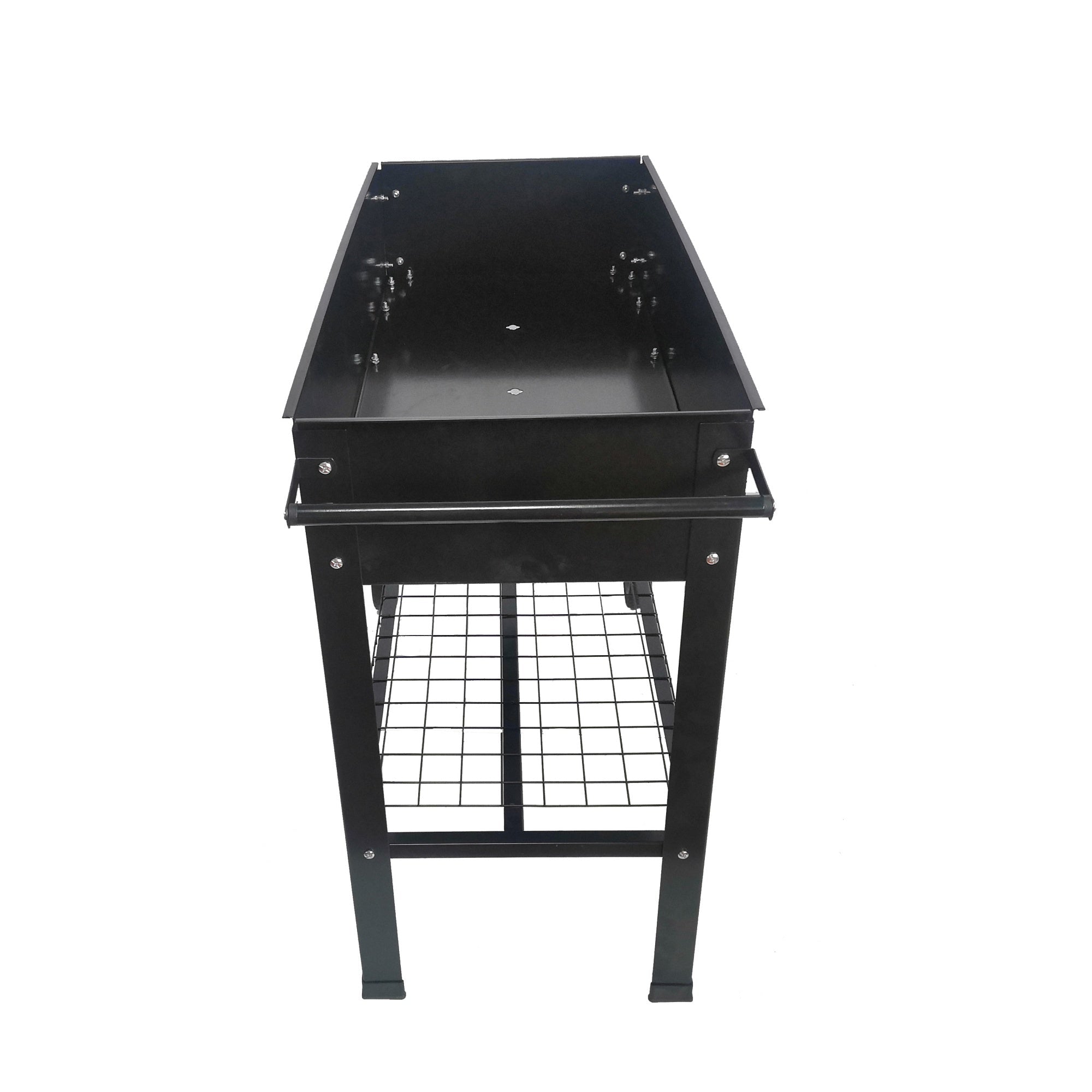 Bellemave® Mobile Metal Raised Garden Bed Cart with Legs, Elevated Tall Planter Box with Wheels for Outdoor Indoors House Patio Backyard,Black - Bellemave