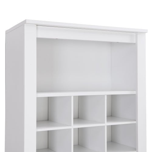 Bellemave® Modern 30 Shoe Cubby Console with Multiple Storage Capacity - Bellemave