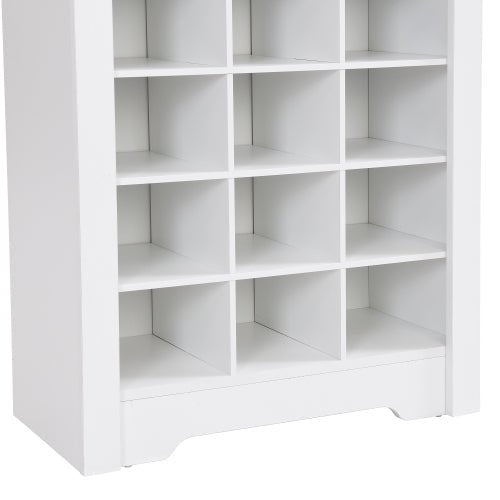 Bellemave® Modern 30 Shoe Cubby Console with Multiple Storage Capacity - Bellemave