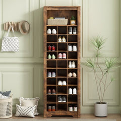 Bellemave® Modern 30 Shoe Cubby Console with Multiple Storage Capacity - Bellemave