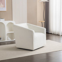 Bellemave® Modern 360° Swivel Upholstered Barrel Armchair - Bellemave