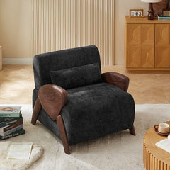 Bellemave® Modern Accent Armchair with Plush Cushioning, Comfortable Armrests - Bellemave