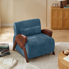 Bellemave® Modern Accent Armchair with Plush Cushioning, Comfortable Armrests - Bellemave