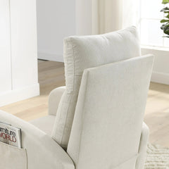 Bellemave® Modern Accent High Backrest Living Room Lounge Arm Rocking Chair with Two Side Pocket - Bellemave