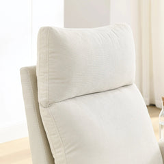Bellemave® Modern Accent High Backrest Living Room Lounge Arm Rocking Chair with Two Side Pocket - Bellemave