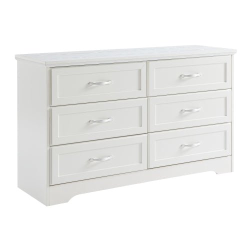 Bellemave® Modern Bedroom Clothes Organizer with 6 Drawers and Metal Pulls - Bellemave