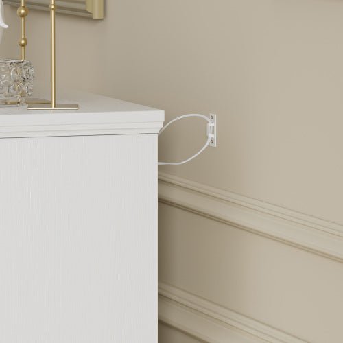 Bellemave® Modern Bedroom Clothes Organizer with 6 Drawers and Metal Pulls - Bellemave
