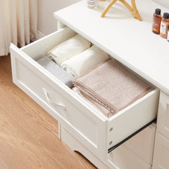 Bellemave® Modern Bedroom Clothes Organizer with 6 Drawers and Metal Pulls - Bellemave