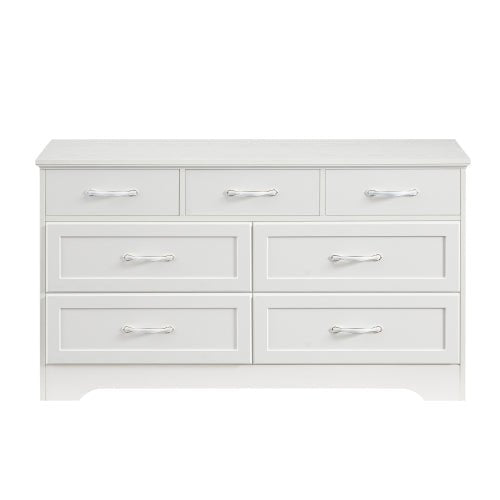 Bellemave® Modern Bedroom Dresser of Drawers with 7 Drawers, Clothes Organizer and Metal Pulls - Bellemave