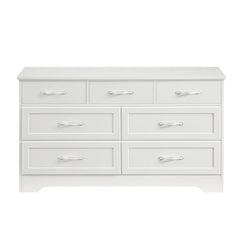 Bellemave® Modern Bedroom Dresser of Drawers with 7 Drawers, Clothes Organizer and Metal Pulls - Bellemave