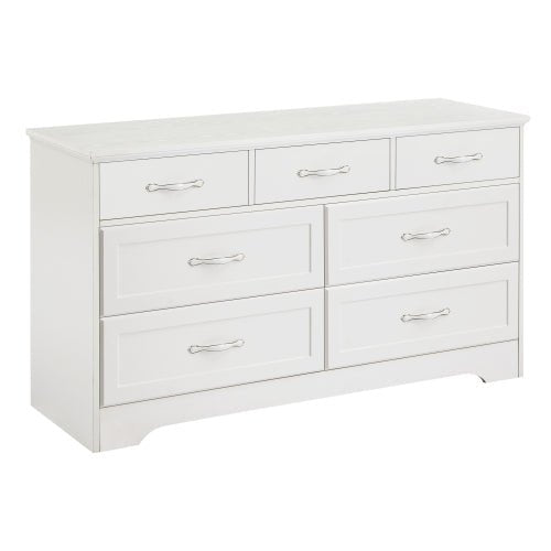 Bellemave® Modern Bedroom Dresser of Drawers with 7 Drawers, Clothes Organizer and Metal Pulls - Bellemave