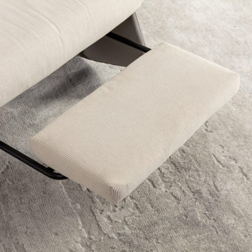 Bellemave® Modern Comfy Nursery Rocking Chair with Footrest - Bellemave
