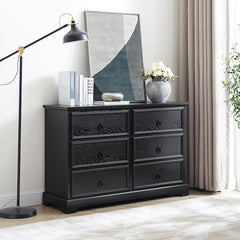 Bellemave® Modern Farmhouse 6 Drawers Chest - Bellemave
