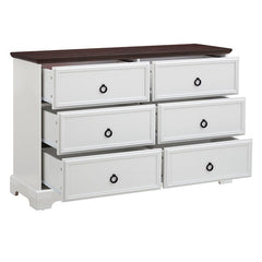 Bellemave® Modern Farmhouse 6 Drawers Chest - Bellemave