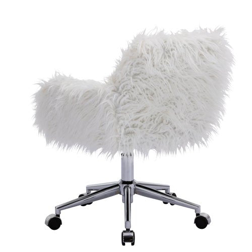 Bellemave® Modern Faux Fur Home Office Chair, Swivel, Height Adjustable - Bellemave