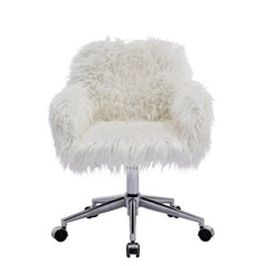 Bellemave® Modern Faux Fur Home Office Chair, Swivel, Height Adjustable - Bellemave