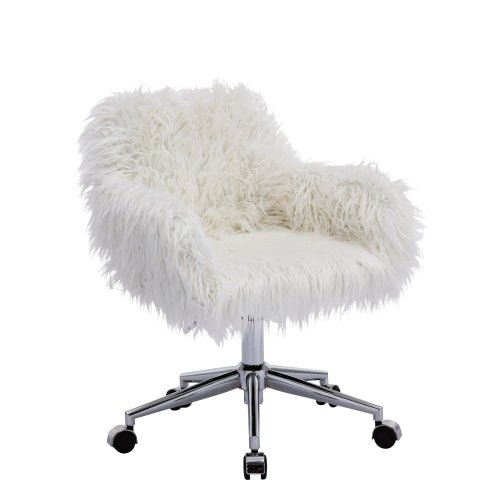 Bellemave® Modern Faux Fur Home Office Chair, Swivel, Height Adjustable - Bellemave