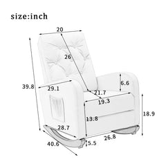 Bellemave® Modern High Back Armchair - Bellemave