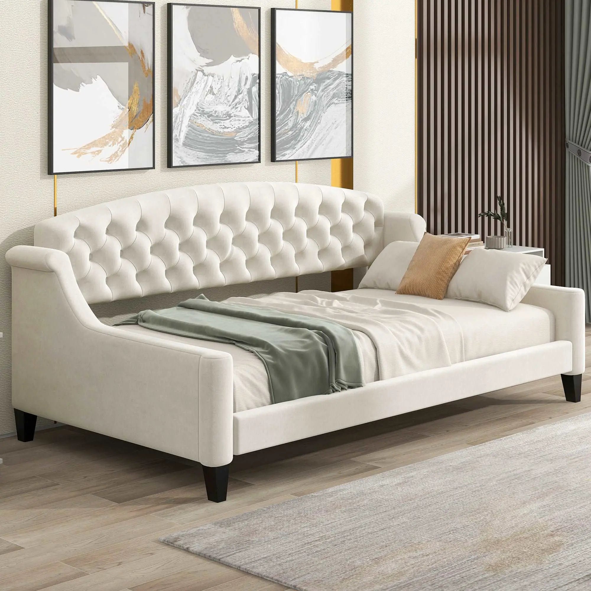 Bellemave® Modern Luxury Tufted Button Daybed - Bellemave