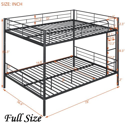Bellemave® Modern Metal Bunk Bed - Bellemave