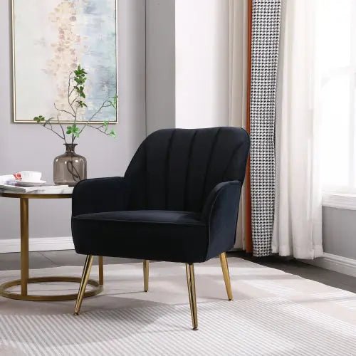 Bellemave® Modern Mid Century Chair Velvet Sherpa Armchair - Bellemave