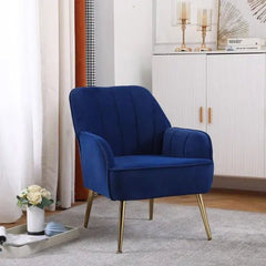 Bellemave® Modern Mid Century Chair Velvet Sherpa Armchair - Bellemave