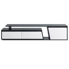 Bellemave® Modern Minimalist Rectangle Extendable TV Stand with 2 Drawers and 1 Cabinet - Bellemave
