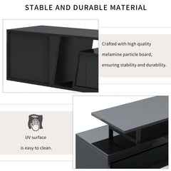 Bellemave® Modern Minimalist Rectangle Extendable TV Stand with 2 Drawers and 1 Cabinet - Bellemave