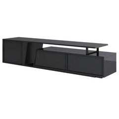 Bellemave® Modern Minimalist Rectangle Extendable TV Stand with 2 Drawers and 1 Cabinet - Bellemave