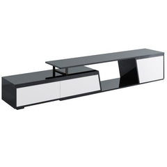 Bellemave® Modern Minimalist Rectangle Extendable TV Stand with 2 Drawers and 1 Cabinet - Bellemave