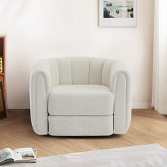 Bellemave® Modern Swivel Round Armchair with Upholstered - Bellemave