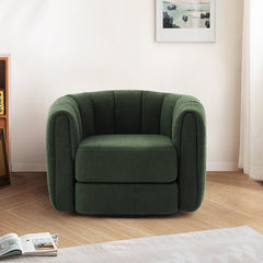 Bellemave® Modern Swivel Round Armchair with Upholstered - Bellemave