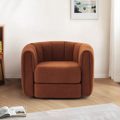 Bellemave® Modern Swivel Round Armchair with Upholstered - Bellemave